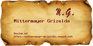 Mittermayer Grizelda névjegykártya